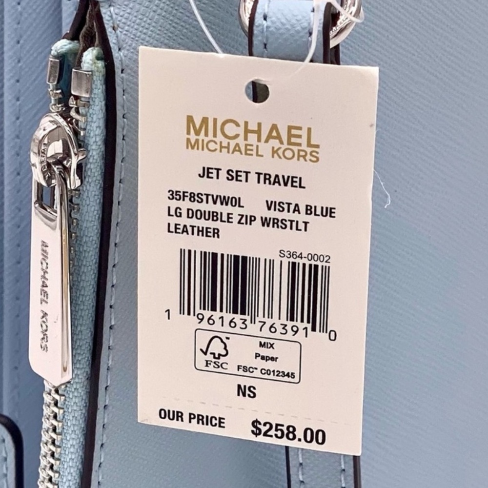 Michael Kors DoubleZip Wallet Wristlet
Phone Case VISTA BLUE - Picture 9 of 12
